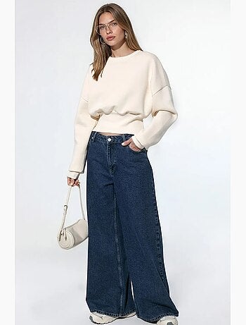 Sudadera de mujer de algodón y poliéster busem