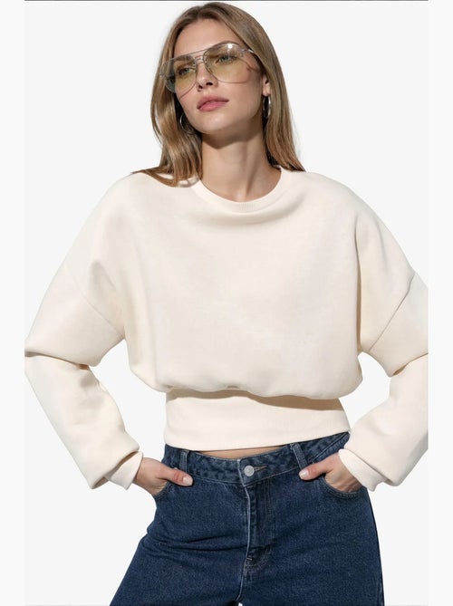 Sudadera de mujer de algodón y poliéster busem - Kiabi