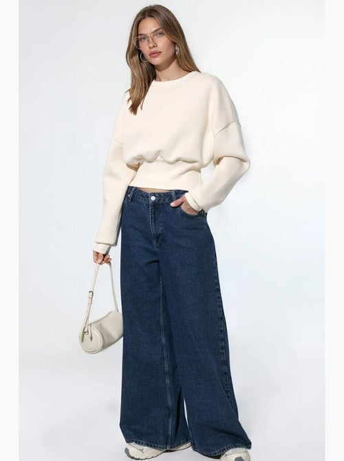 Sudadera de mujer de algodón y poliéster busem - Kiabi