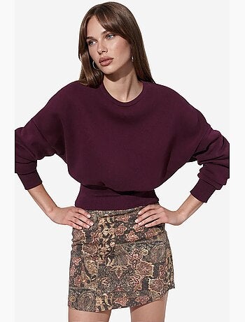 Sudadera de mujer de algodón y poliéster busem