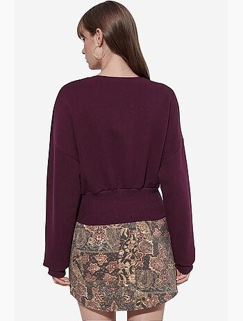 Sudadera de mujer de algodón y poliéster busem