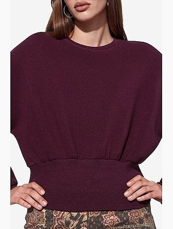 Sudadera de mujer de algodón y poliéster busem