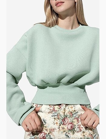 Sudadera de mujer de algodón y poliéster busem