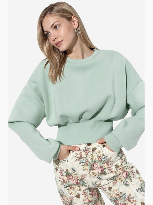 Sudadera de mujer de algodón y poliéster busem - Kiabi