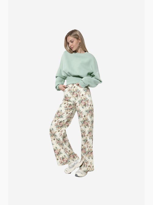 Sudadera de mujer de algodón y poliéster busem - Kiabi
