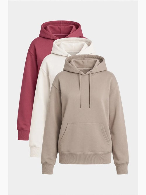 Sudadera de mujer de algodón y poliéster tommy - Kiabi Sudadera de mujer de algodón y poliéster tommy - Kiabi