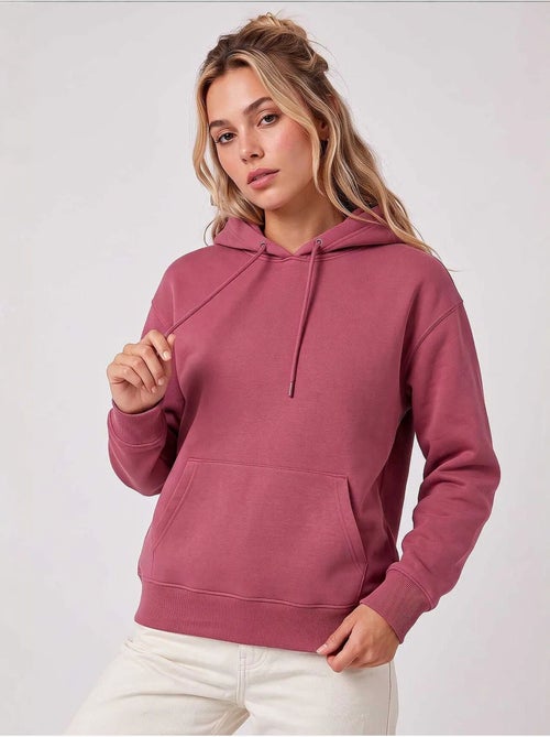Sudadera de mujer de algodón y poliéster tommy - Kiabi Sudadera de mujer de algodón y poliéster tommy - Kiabi