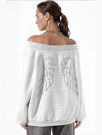 Sudadera de mujer de mezcla de algodón busem