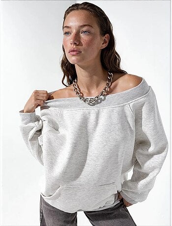 Sudadera de mujer de mezcla de algodón busem