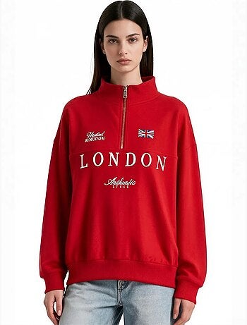 Sudadera de mujer de mezcla de algodón busem