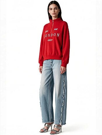 Sudadera de mujer de mezcla de algodón busem