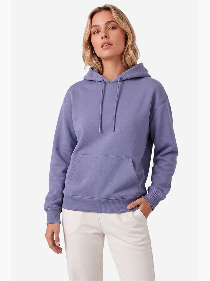 Sudadera de mujer de mezcla de algodón tommy Azul - Kiabi