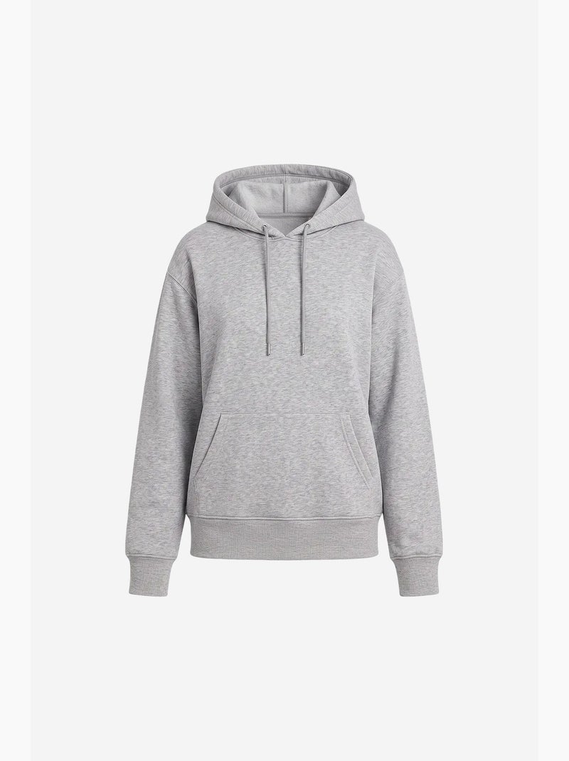 Sudadera de mujer de mezcla de algodón tommy Gris claro - Kiabi