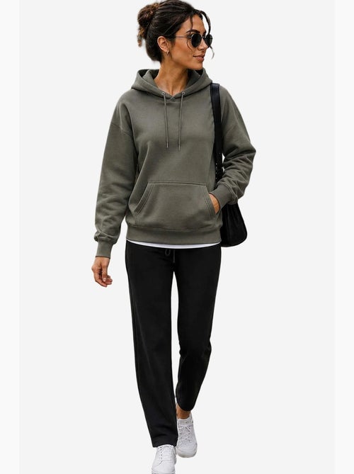 Sudadera de mujer de mezcla de algodón tommy - Kiabi Sudadera de mujer de mezcla de algodón tommy - Kiabi