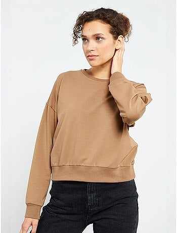 Sudadera de mujer relaxed con cuello redondo tommy