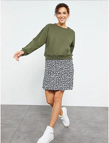 Sudadera de mujer relaxed con cuello redondo tommy