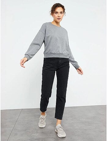 Sudadera de mujer relaxed con cuello redondo tommy