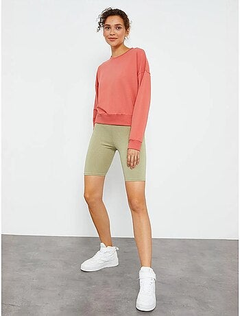 Sudadera de mujer relaxed con cuello redondo tommy