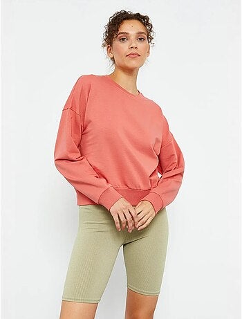 Sudadera de mujer relaxed con cuello redondo tommy