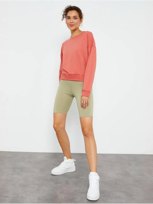 Sudadera de mujer relaxed con cuello redondo tommy - Kiabi