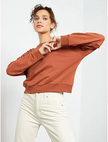 Sudadera de mujer relaxed con cuello redondo tommy