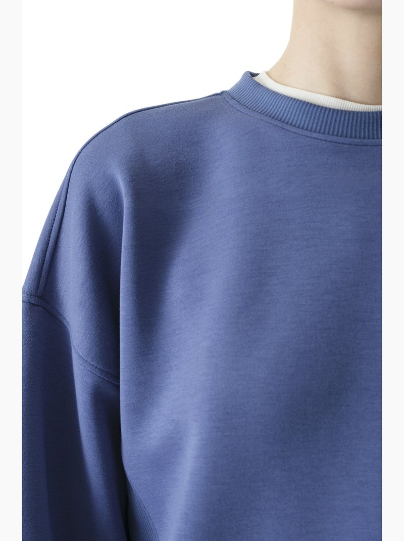 Sudadera de mujer silky touch con tacto sedoso penti Azul - Kiabi