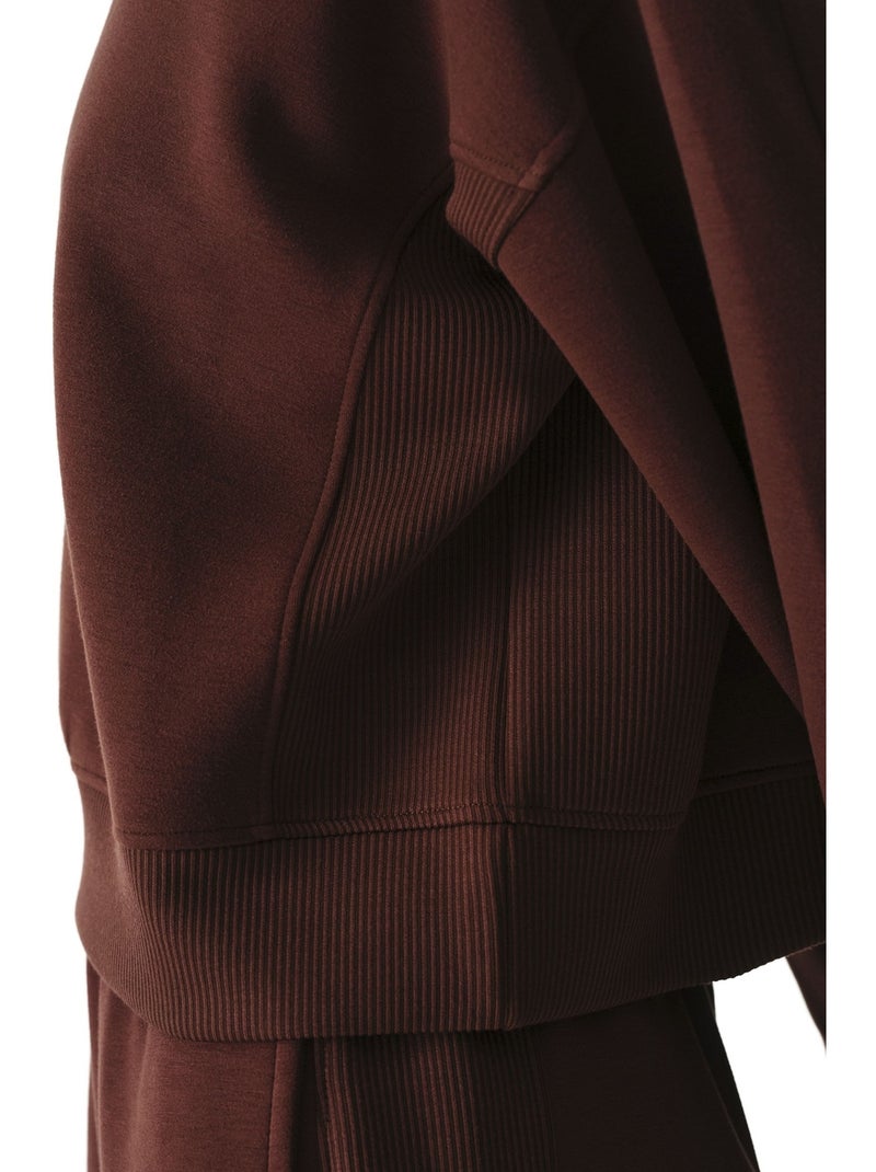 Sudadera de mujer silky touch con tacto sedoso penti Marrón - Kiabi