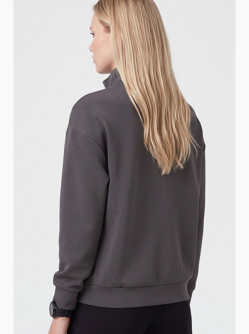 Sudadera de mujer tommy Gris negro - Kiabi