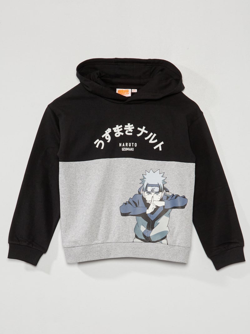 Sudadera de 'Naruto' con capucha Negro - Kiabi