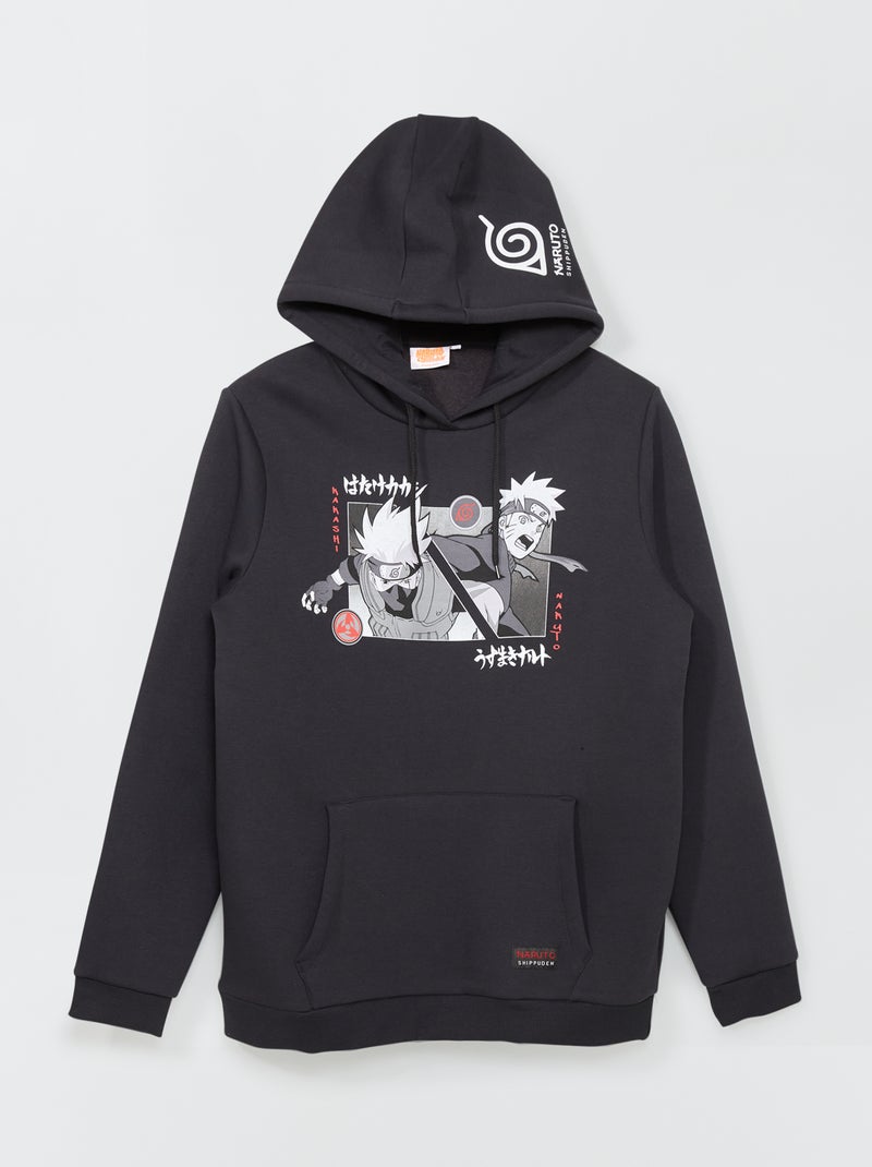 Sudadera de 'Naruto' con capucha negro - Kiabi