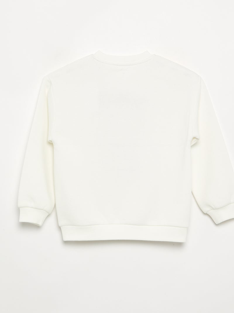 Sudadera de Navidad con animación Blanco - Kiabi