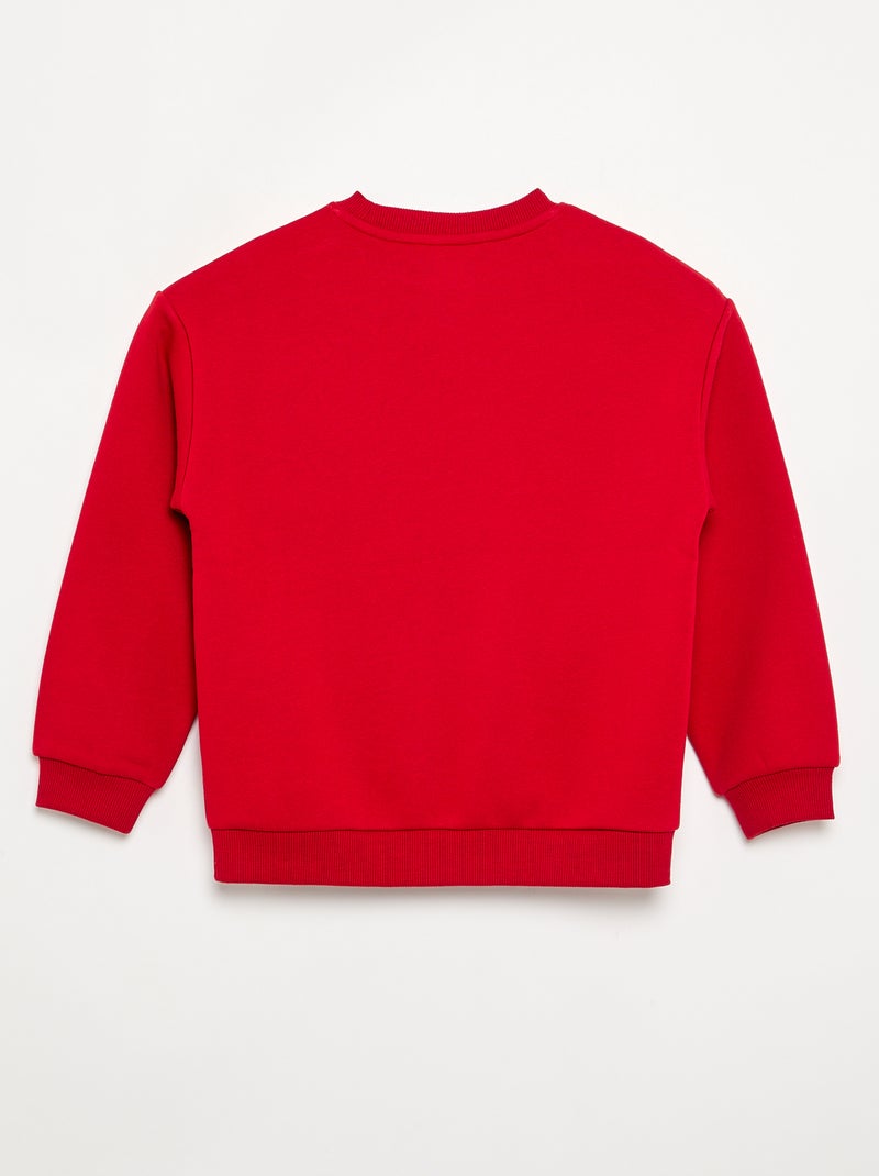 Sudadera de Navidad con animación Rojo - Kiabi