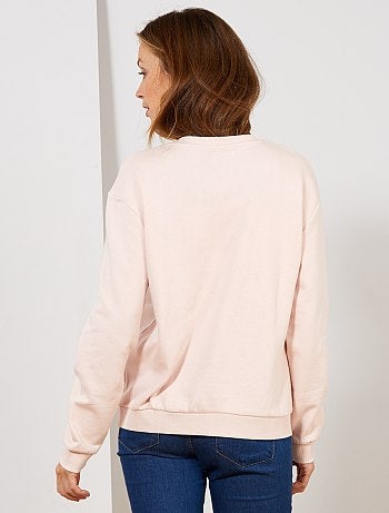 Sudadera de Navidad con mensajes de lentejuelas - Kiabi