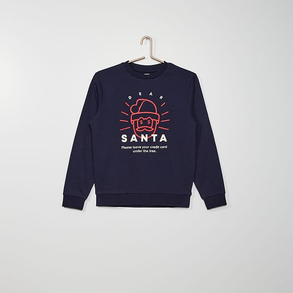 Sudadera de Navidad Niño 10-18 años - NEGRO - Kiabi - 10,00€