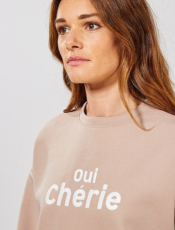 Sudadera de neopreno bordada - Kiabi