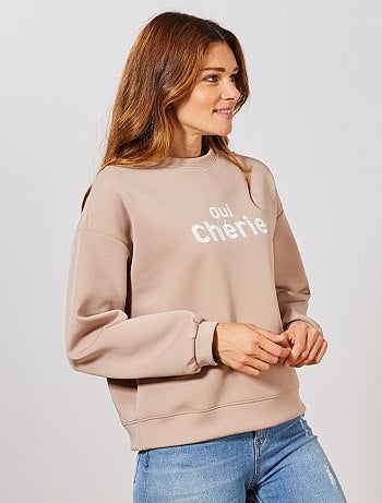 Sudadera de neopreno bordada - Kiabi