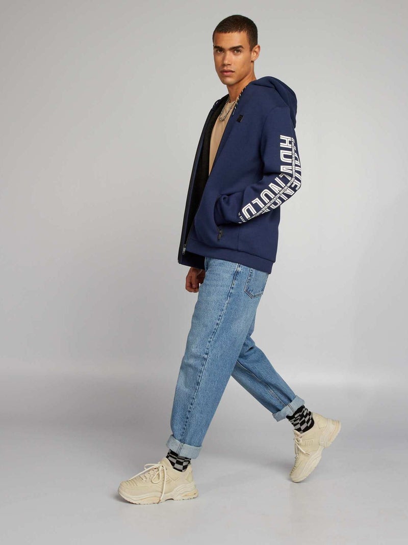 Sudadera de neopreno con capucha AZUL - Kiabi