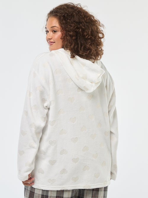 Sudadera de noche polar con capucha - Kiabi