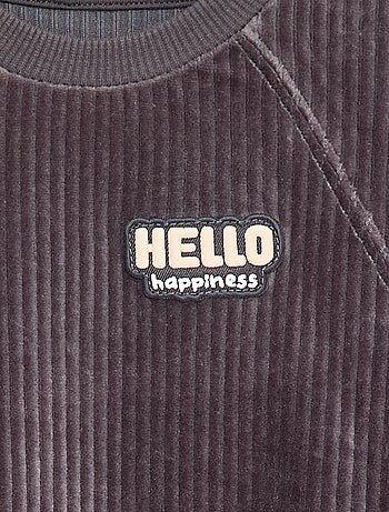 Sudadera de pana