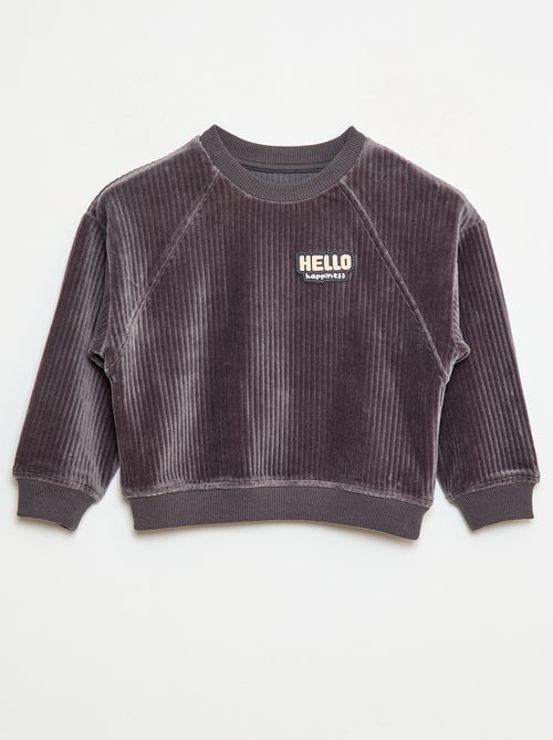 Sudadera de pana - Kiabi