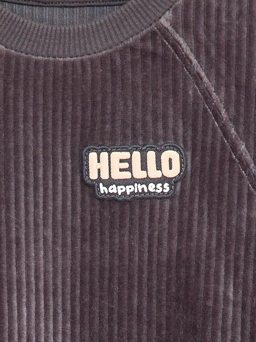 Sudadera de pana - Kiabi