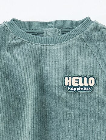 Sudadera de pana