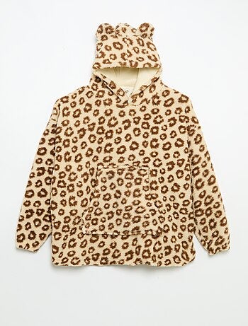 Sudadera de peluche con capucha