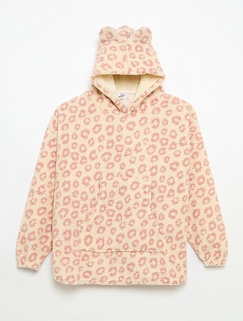 Sudadera de peluche con capucha