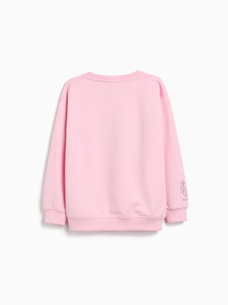 Sudadera de peluche 'Stitch' para niñas, MO Fashion Violeta - Kiabi