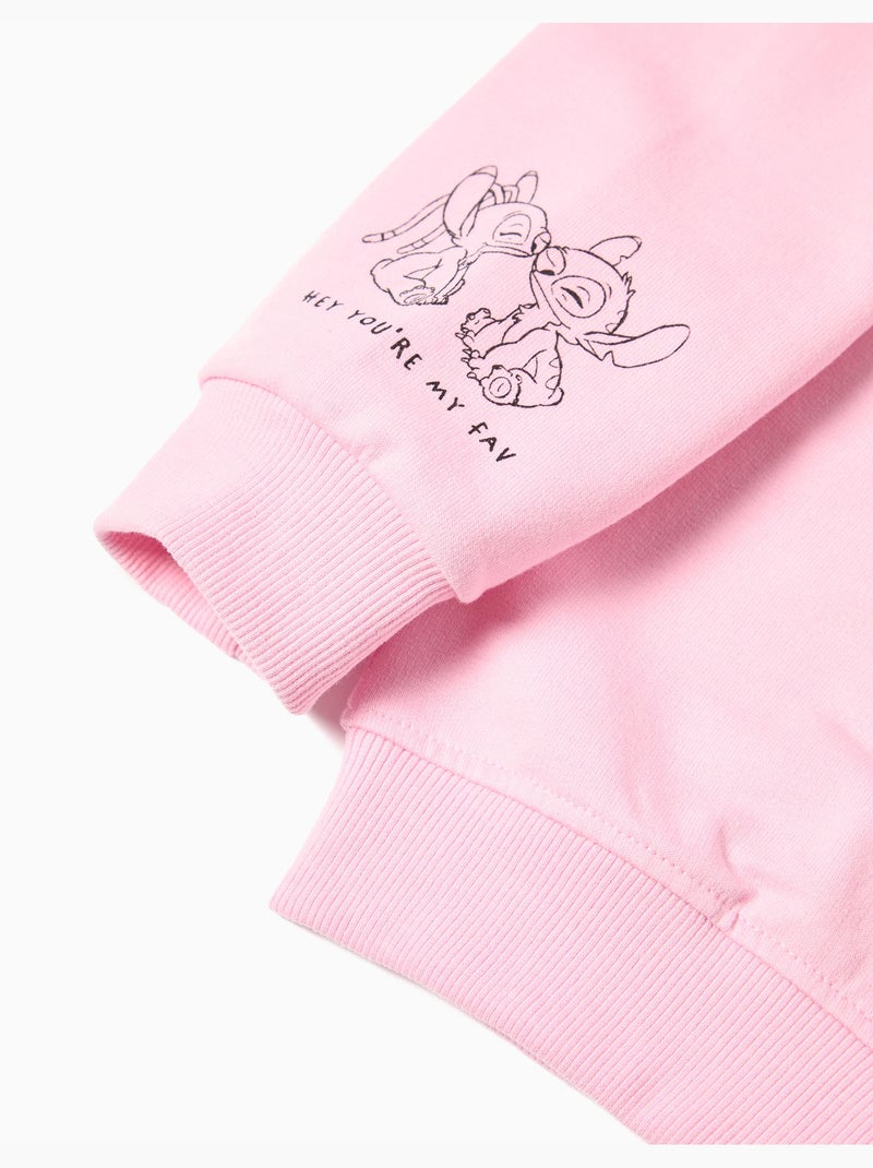 Sudadera de peluche 'Stitch' para niñas, MO Fashion Violeta - Kiabi