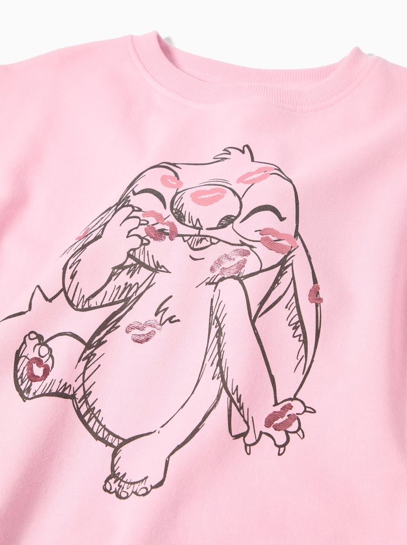 Sudadera de peluche 'Stitch' para niñas, MO Fashion Violeta - Kiabi
