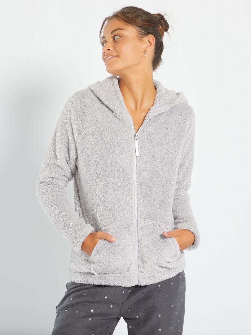 Sudadera HUGO Smegina Para Mujer - Albornoz Suave Con Capucha Y Cinturón