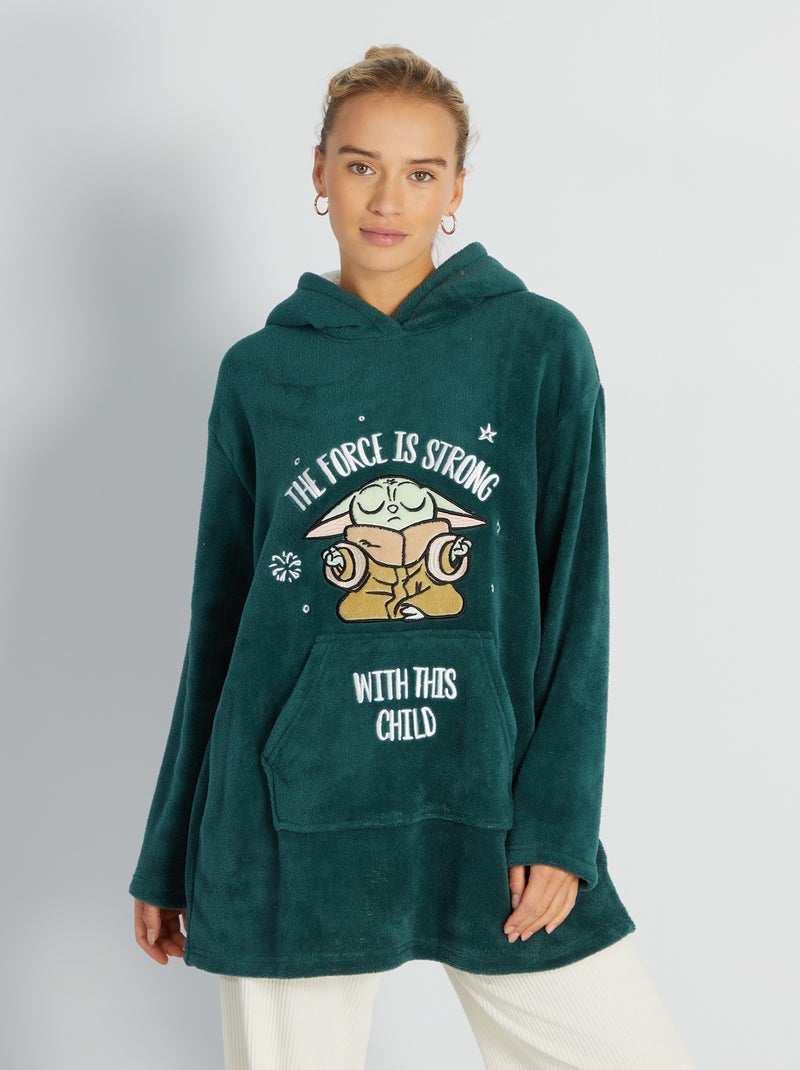 Sudadera de pijama polar 'Grogu' 'The Mandalorian' VERDE - Kiabi