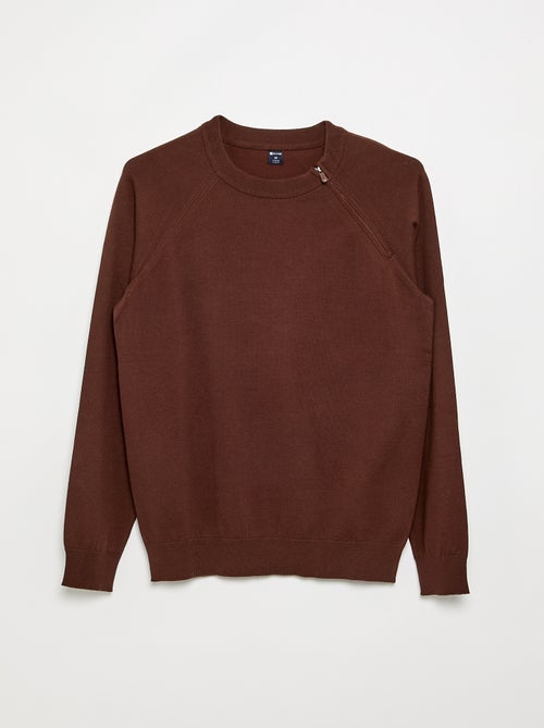 Sudadera de punto - colección fácil de poner - Kiabi